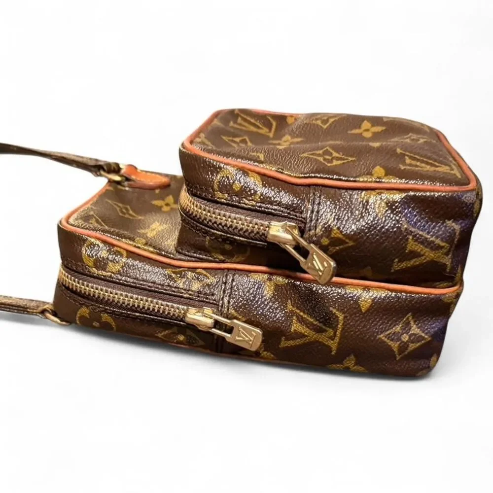 Louis Vuitton Vintage Monogram Mini Amazone Crossbody Bag France 1988 LV Travel